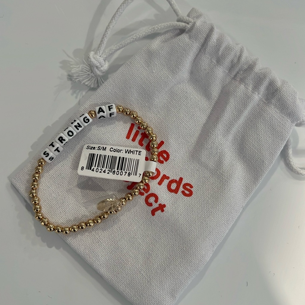 Little Words Project Strong Af Bracelet 30$